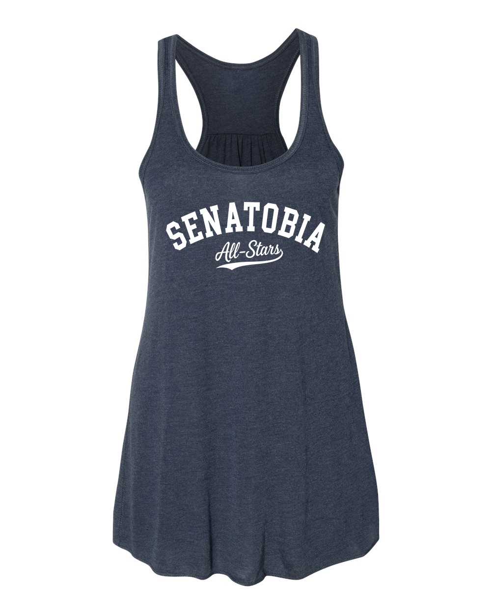 Senatobia 6U AllStar Bella Canvas Flowy Tank - FRONT LOGO ONLY