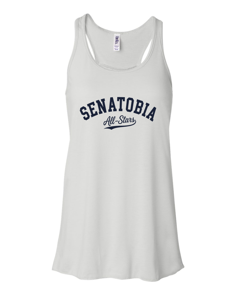 Senatobia 6U AllStar Bella Canvas Flowy Tank - FRONT LOGO ONLY