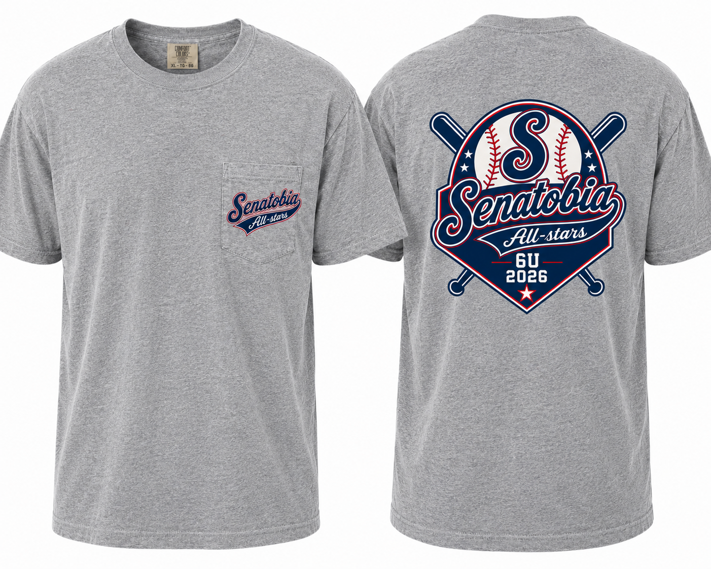 Senatobia 6U AllStar Comfort Color Pocket Tee