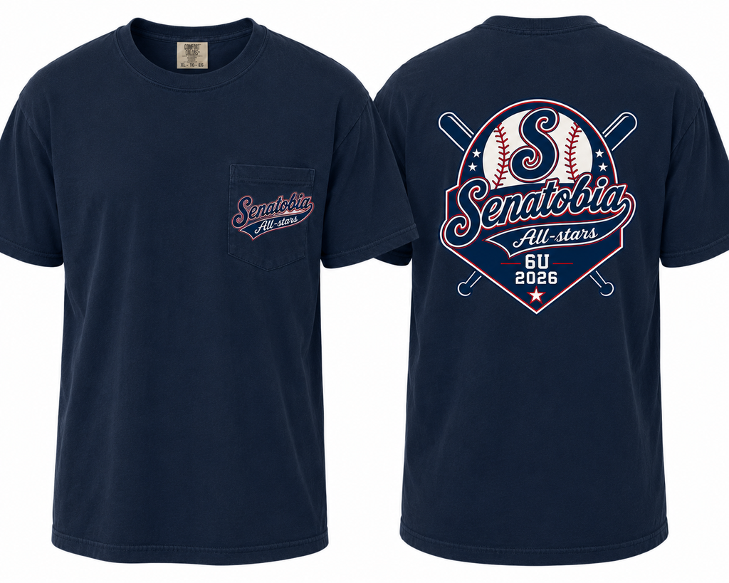 Senatobia 6U AllStar Comfort Color Pocket Tee