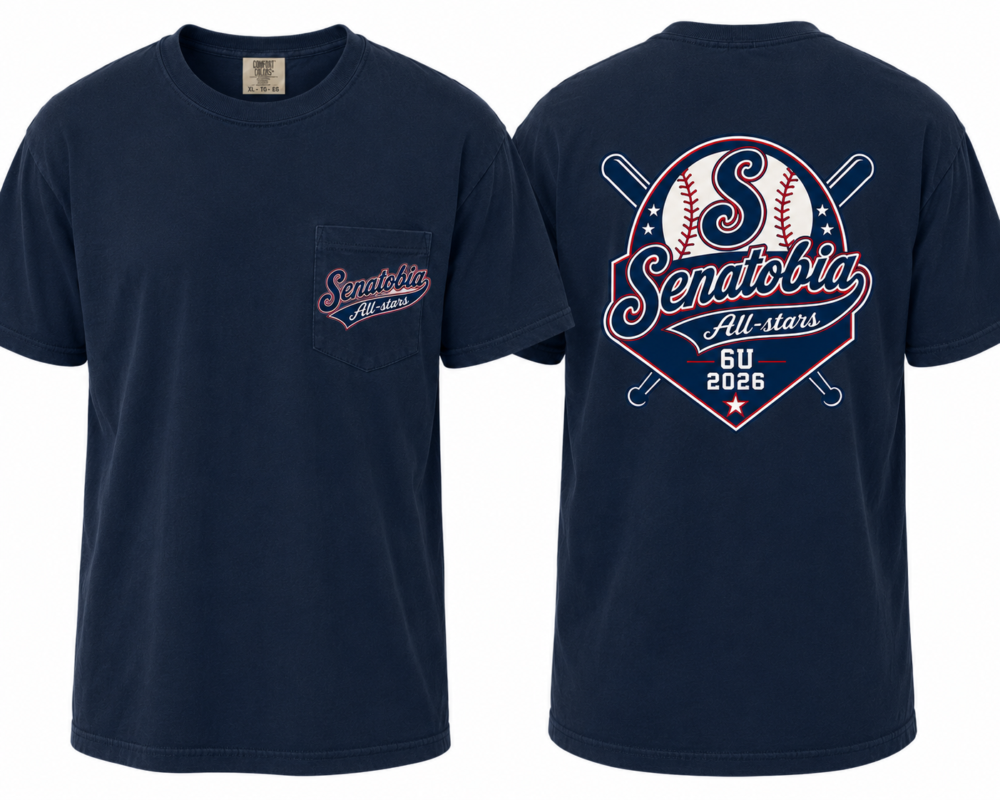 Senatobia 6U AllStar Comfort Color Pocket Tee