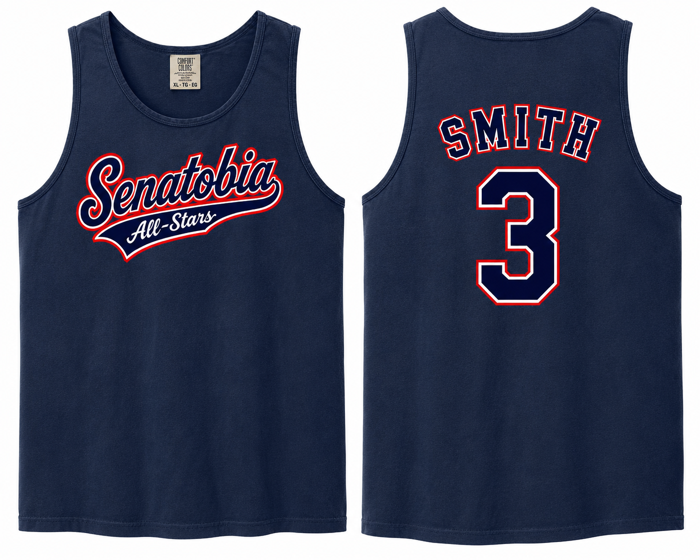 Senatobia 6U AllStar Comfort Color Tank Top- CUSTOMIZED