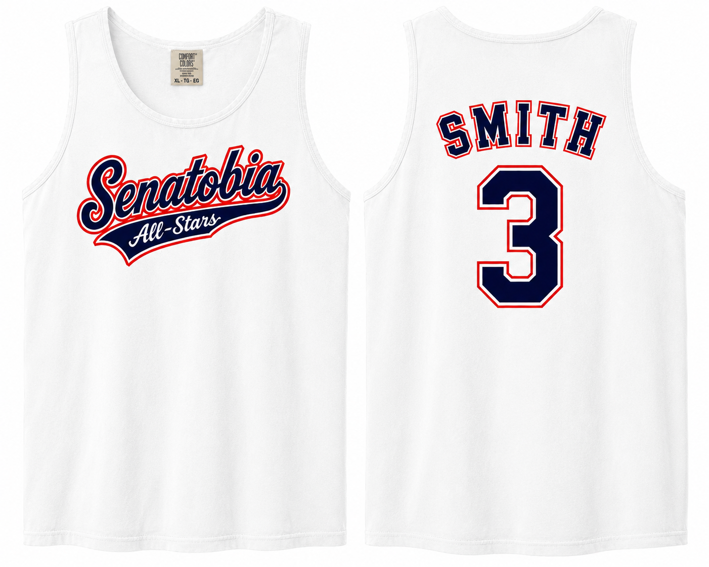 Senatobia 6U AllStar Comfort Color Tank Top- CUSTOMIZED