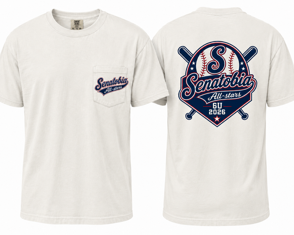 Senatobia 6U AllStar Comfort Color Pocket Tee