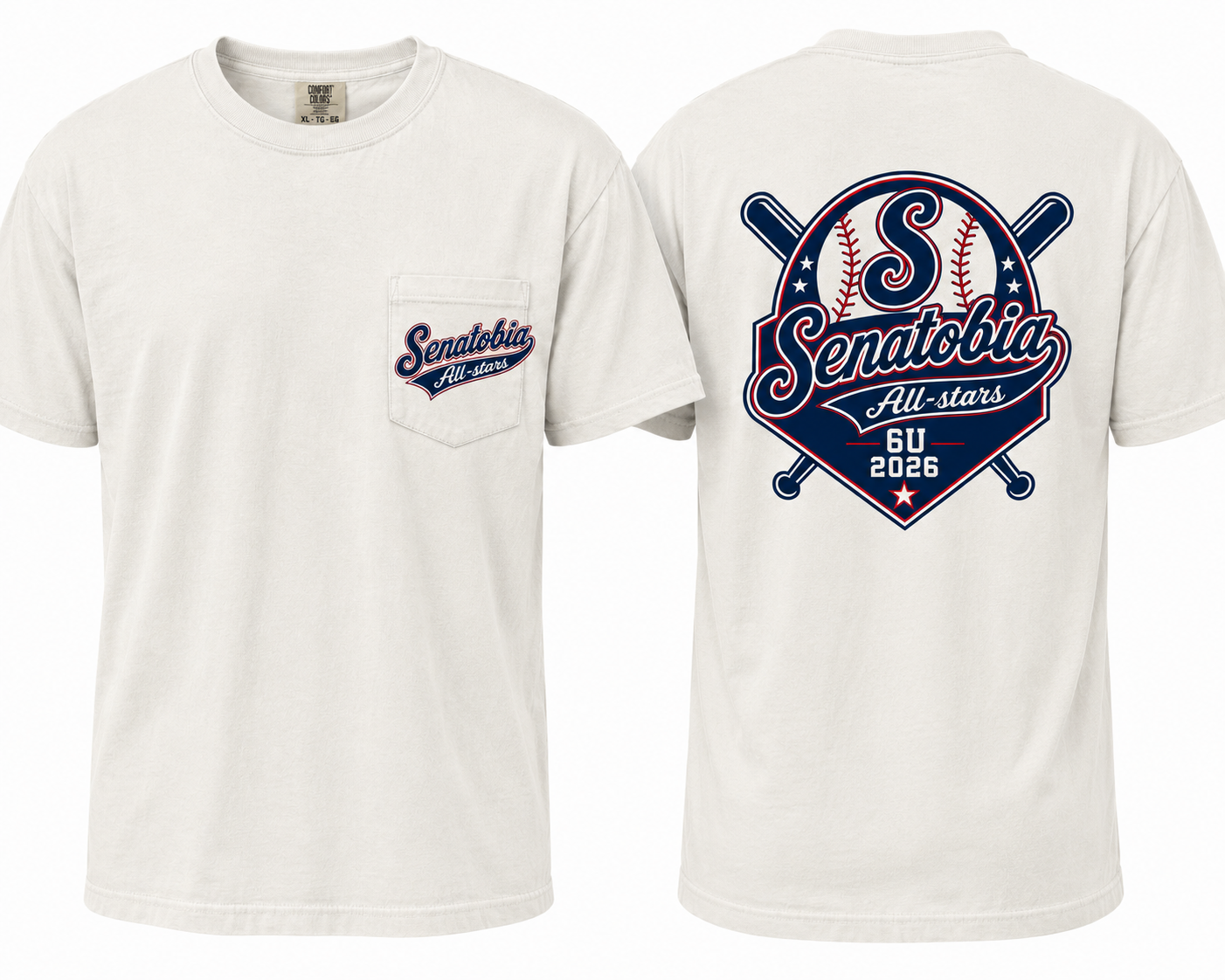 Senatobia 6U AllStar Comfort Color Pocket Tee
